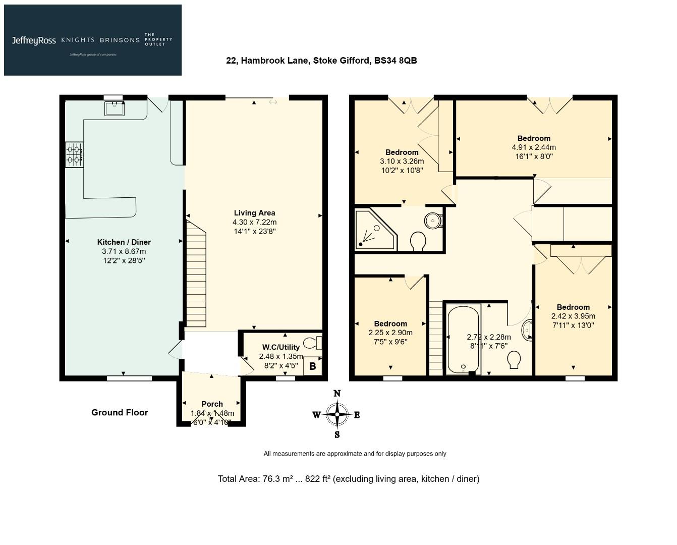 Floorplan for Hambrook Lane, Stoke Gifford, Bristol
